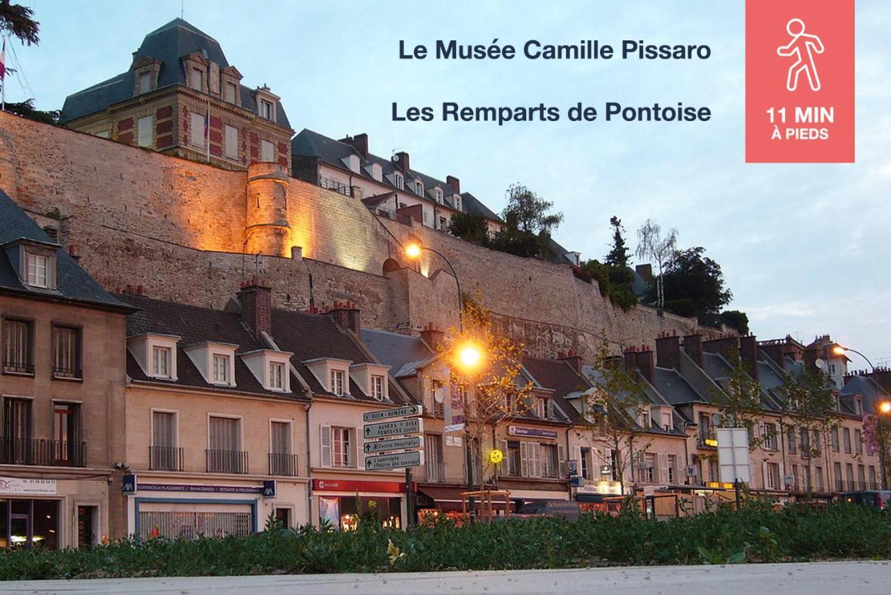 Studio Cosy En Plein Coeur Historique De Pontoise Apartment Luaran gambar